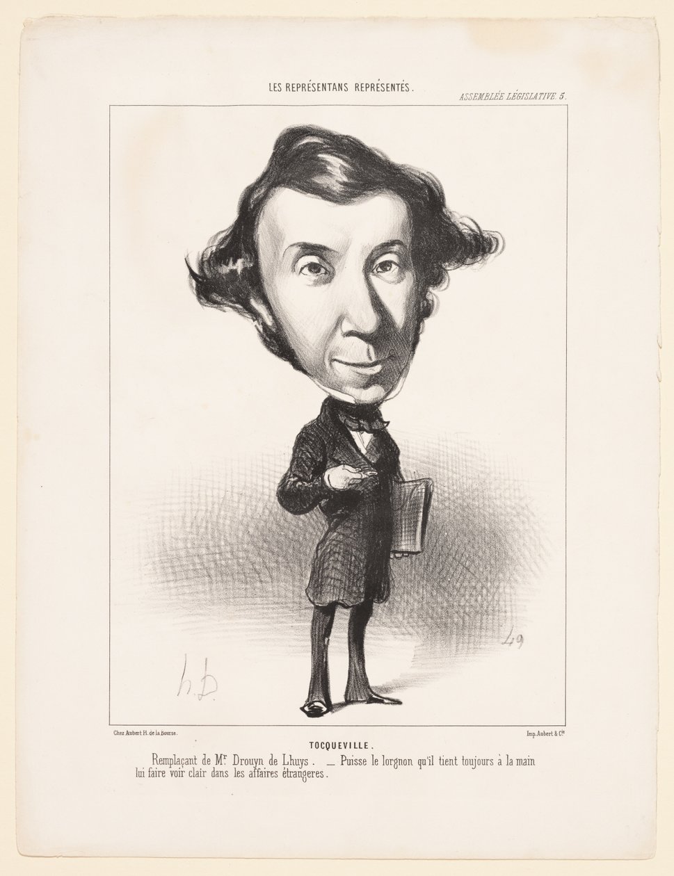 Törvényhozó gyűlés: Tocqueville alkotó: Honoré Daumier