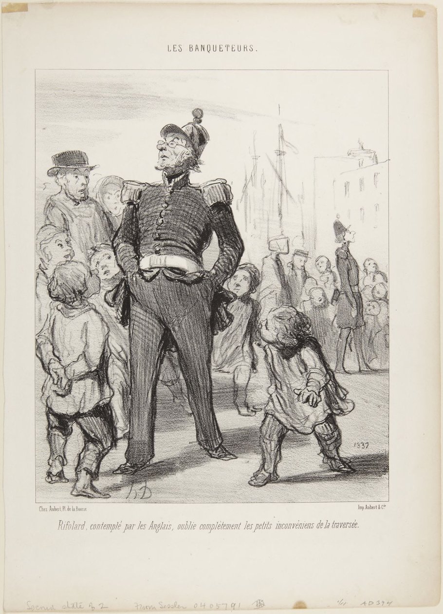 „A lakomázók” alkotó: Honoré Daumier