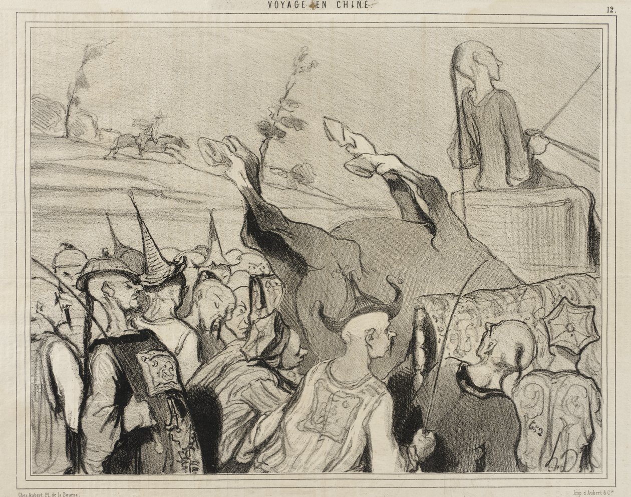 Lóversenyek alkotó: Honoré Daumier