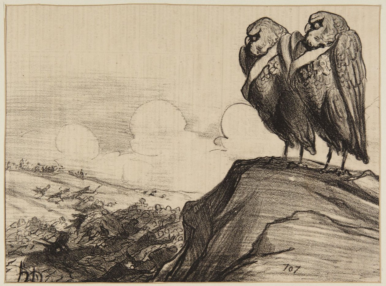 „A két nagyherceg...” alkotó: Honoré Daumier