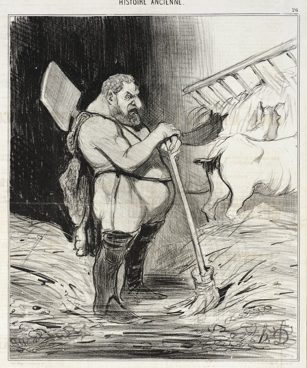 Augiasz istállói alkotó: Honoré Daumier