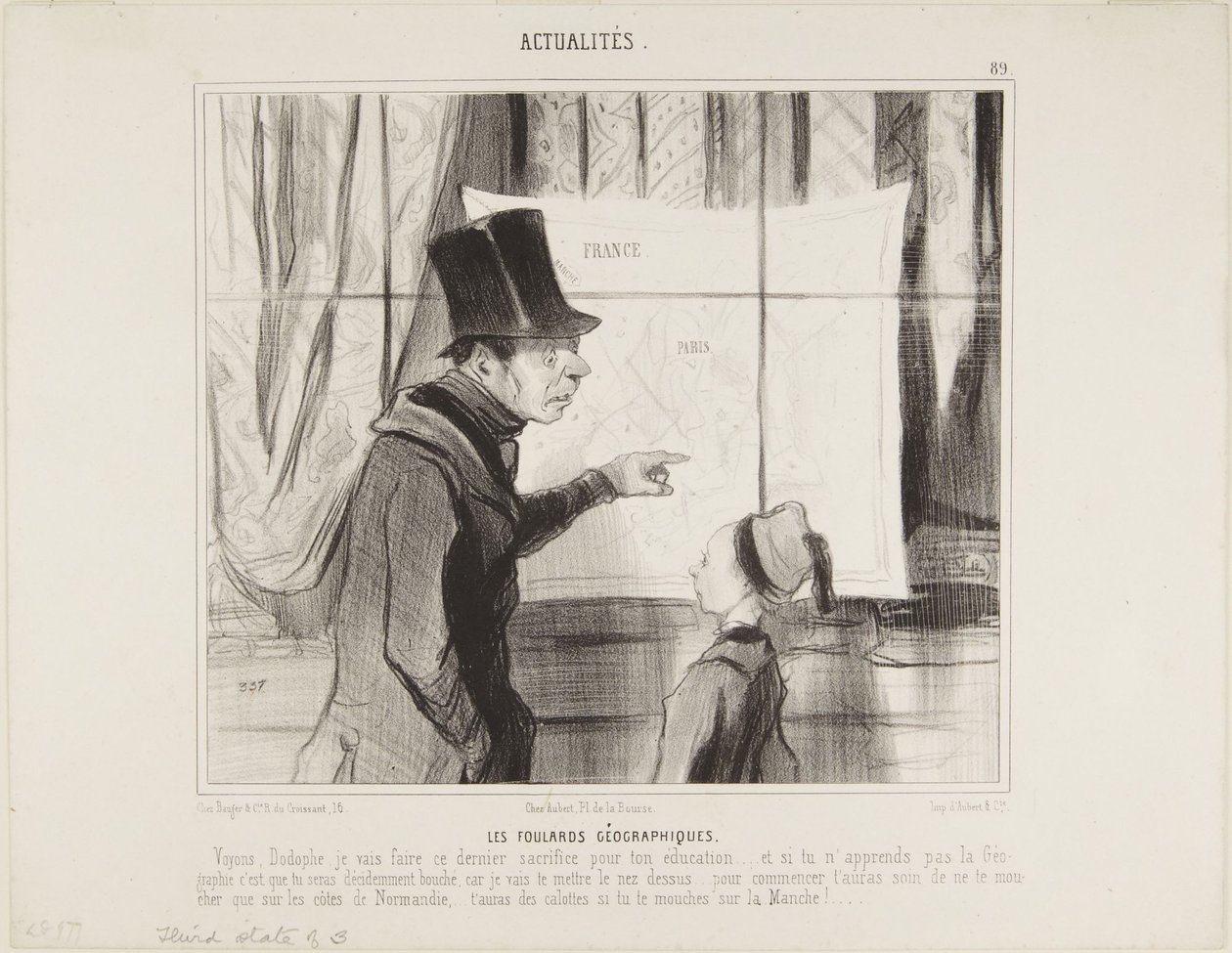 A földrajzi kendők alkotó: Honoré Daumier