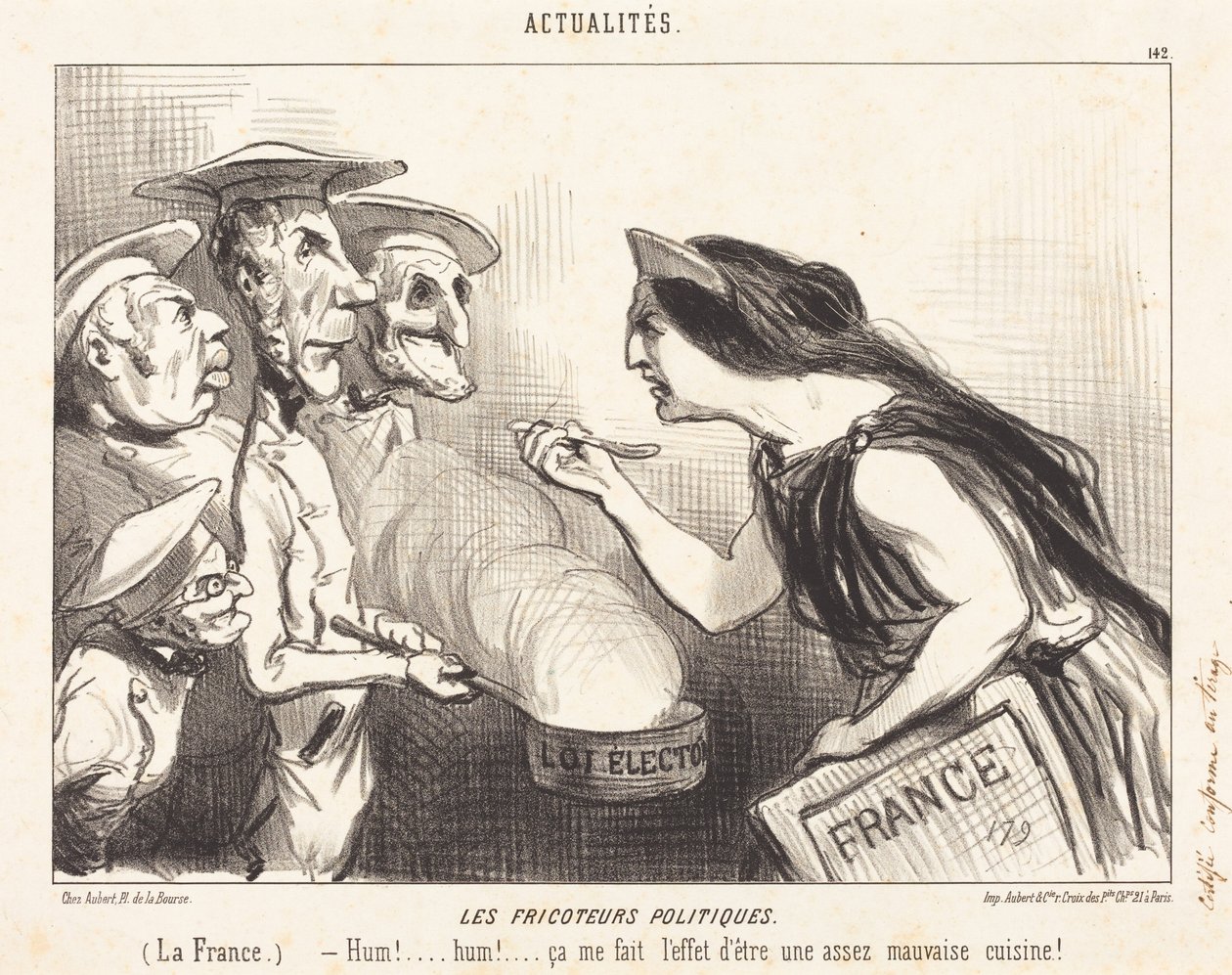 A politikai ínyencek alkotó: Honoré Daumier