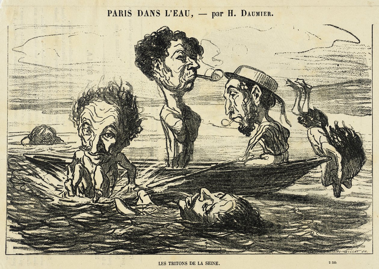 A Szajna tritonjai alkotó: Honoré Daumier