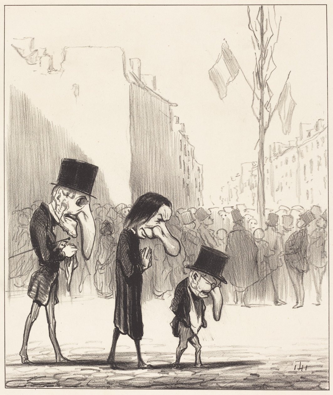 A három kis szent alkotó: Honoré Daumier