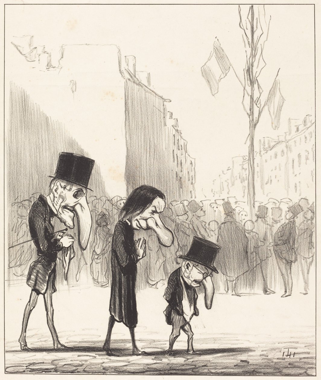 A három kis szent alkotó: Honoré Daumier