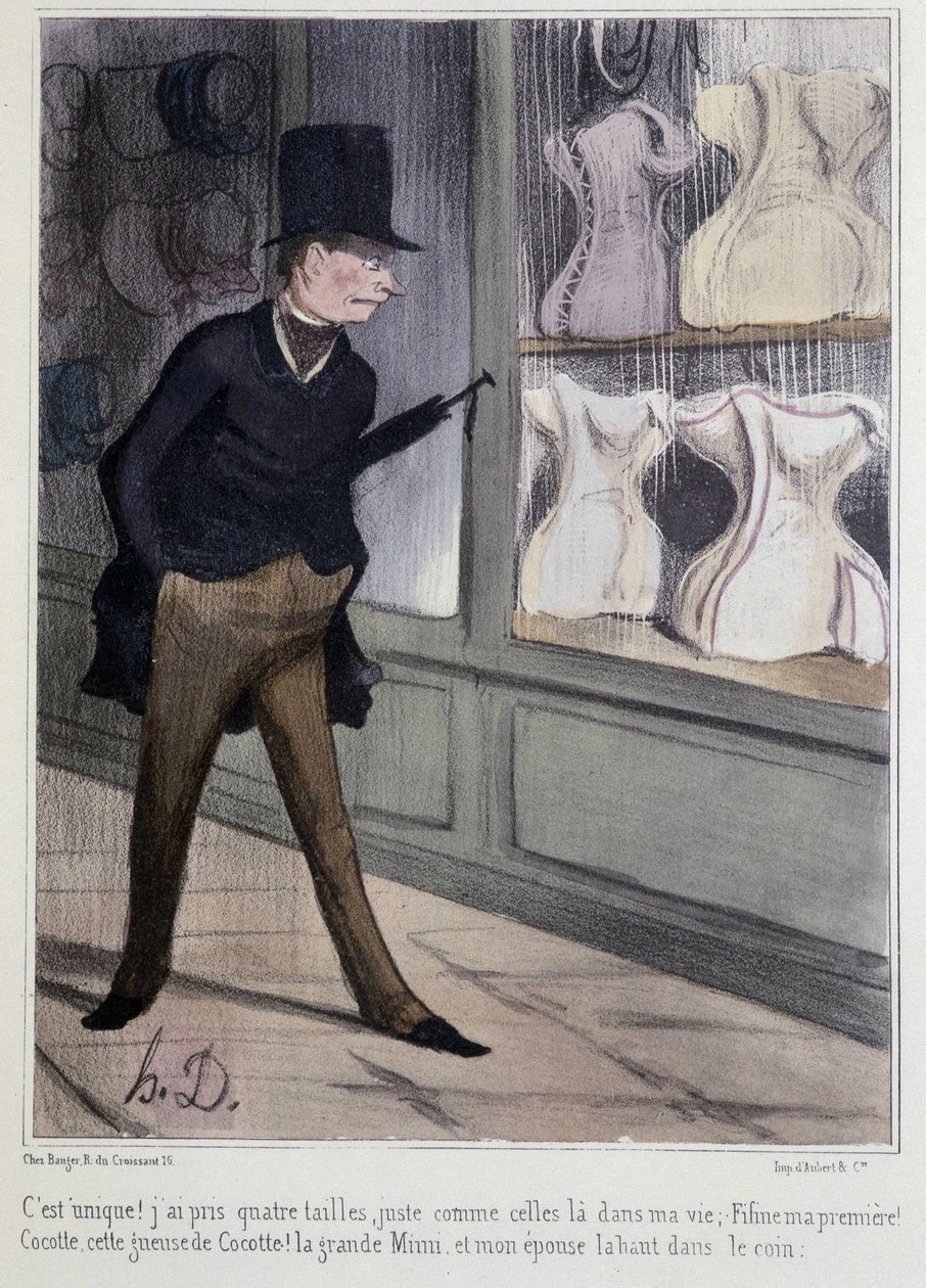 Les corsets - Daumier alkotó: Honoré Daumier