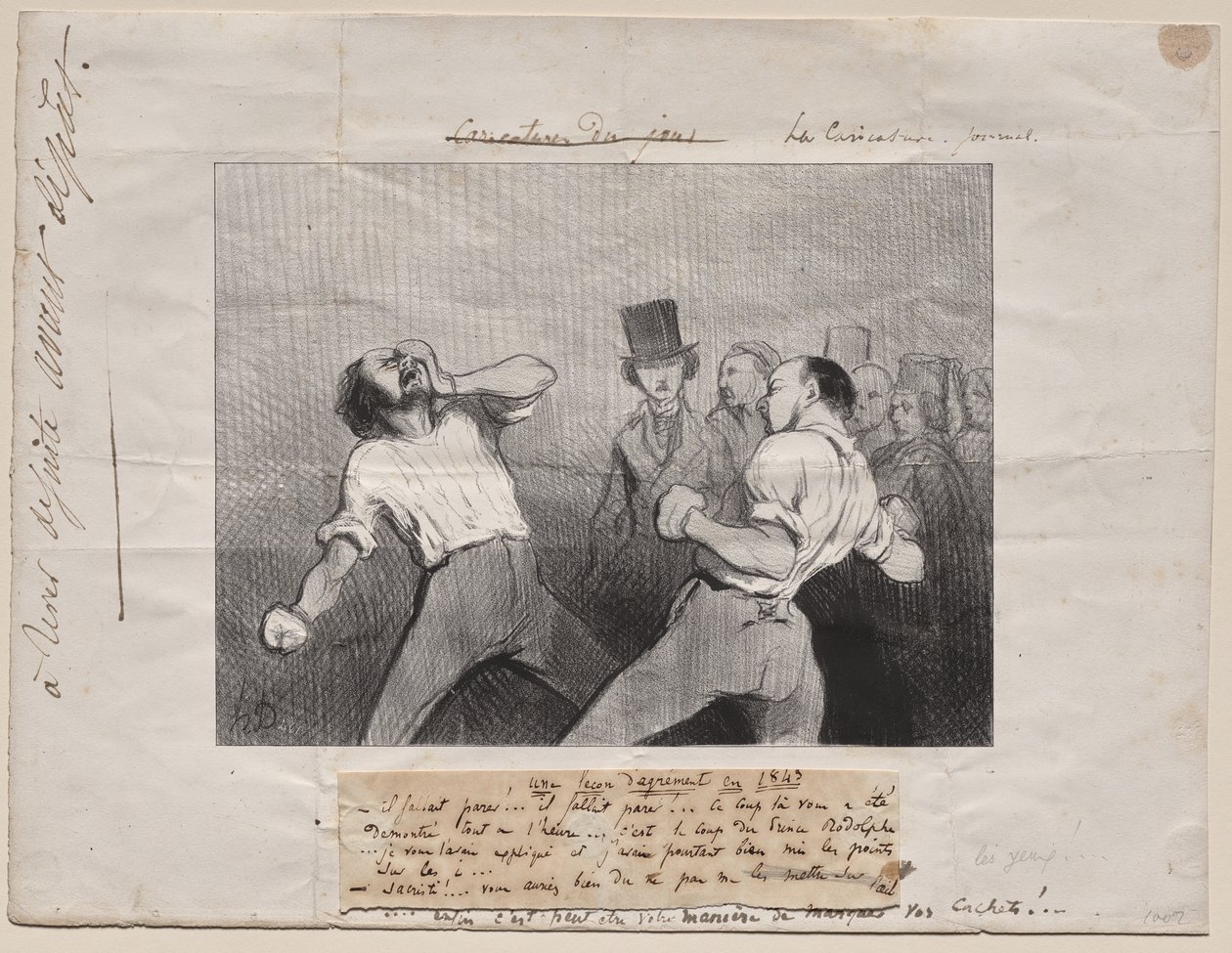 Megértés lecke 1843-ban alkotó: Honoré Daumier