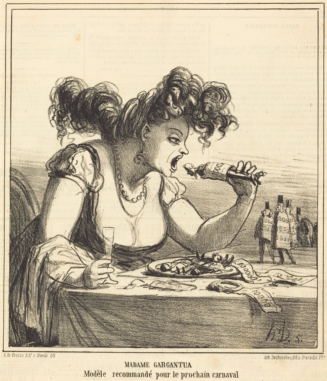Madame Gargantua alkotó: Honoré Daumier