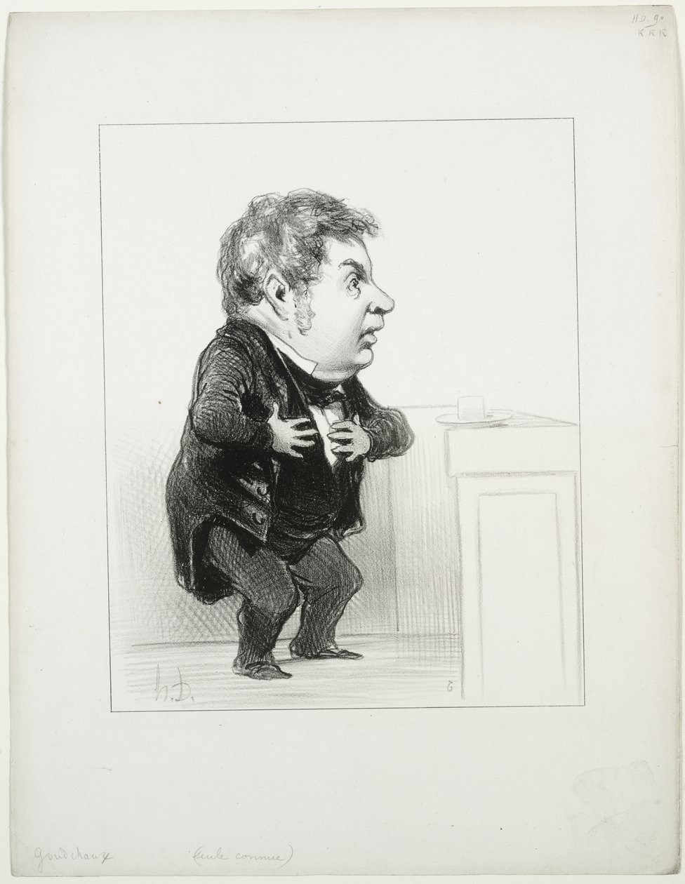 Michel Goudchaux alkotó: Honoré Daumier