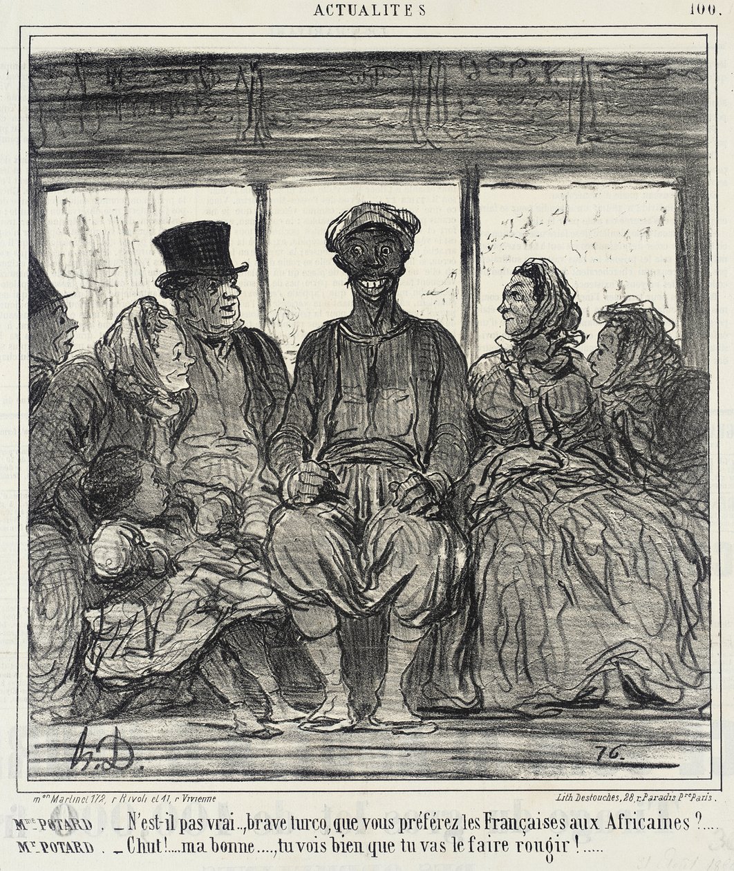 Potardné. - Ugye így van, bátor Turco... alkotó: Honoré Daumier