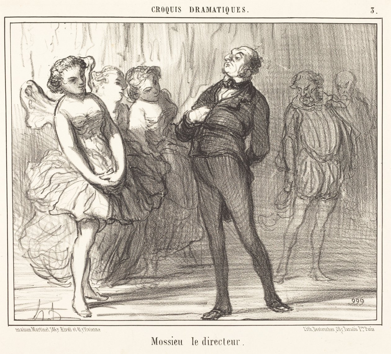 Mossie a rendező alkotó: Honoré Daumier