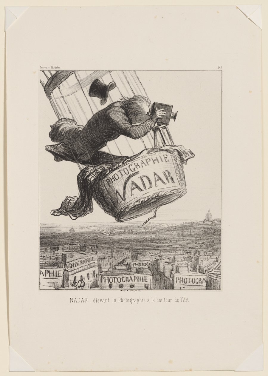 Nadar a fényképezést a művészet szintjére emeli alkotó: Honoré Daumier