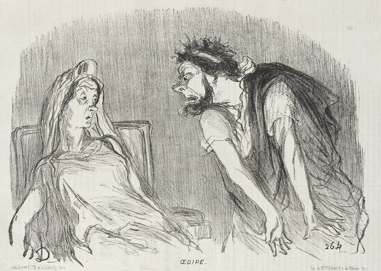 Oidipusz alkotó: Honoré Daumier