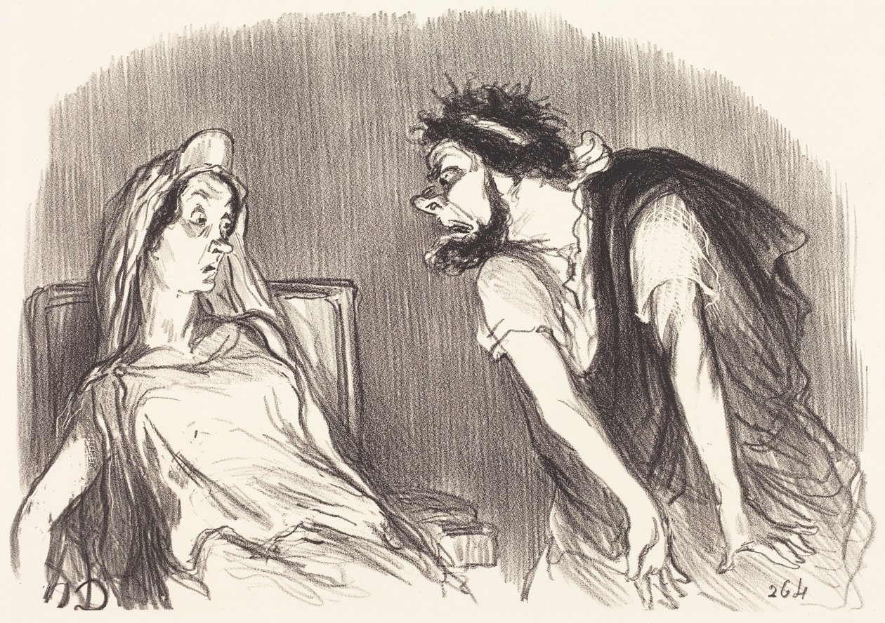 Oidipusz alkotó: Honoré Daumier