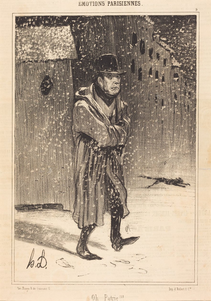 Ó, hazám!!! alkotó: Honoré Daumier