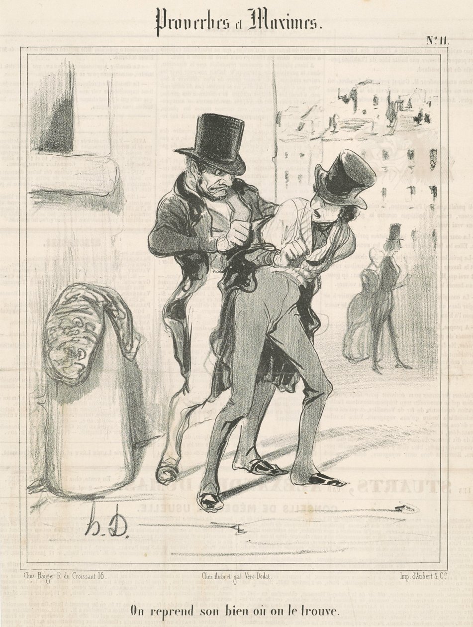 Az ingatlanunkat visszavesszük, vagy megtaláljuk alkotó: Honoré Daumier