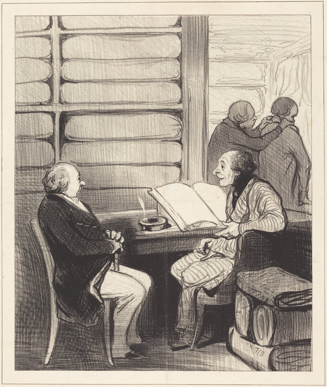 Igen, kedves Badoulard úr, én majd... alkotó: Honoré Daumier
