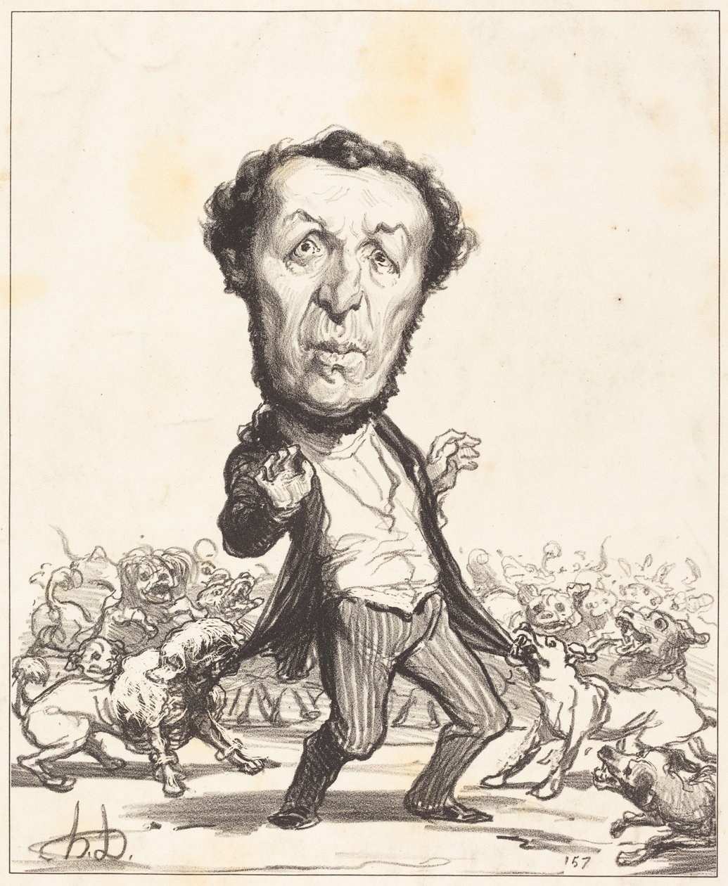 Ovide Remilly alkotó: Honoré Daumier