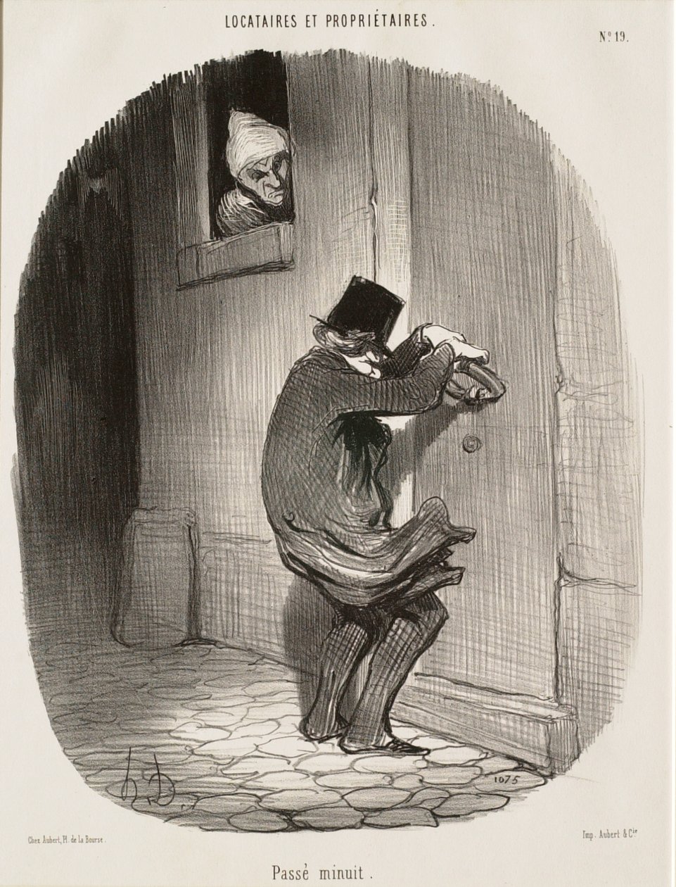 Éjfél után alkotó: Honoré Daumier