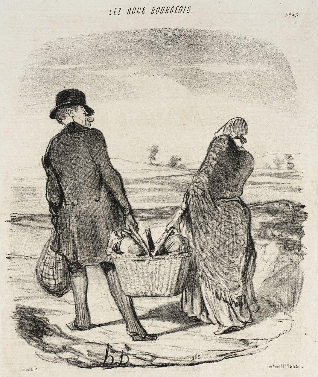 Gyakrabban, mint ahányszor még rajtakapsz, hogy kielégítem a fantáziádat... alkotó: Honoré Daumier