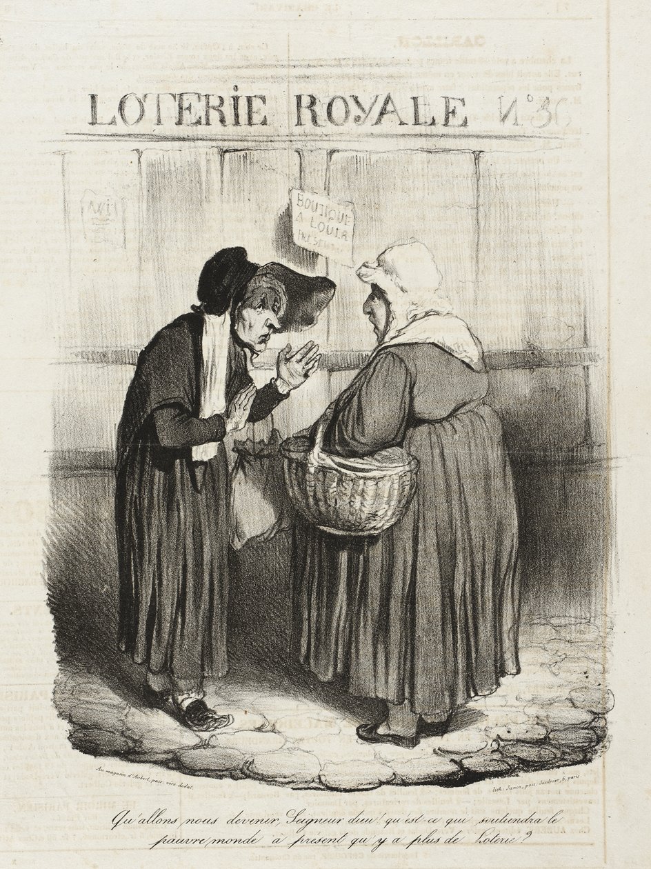 Mi lesz velünk, Uramisten? Mi tartja fenn a szegény világot... alkotó: Honoré Daumier