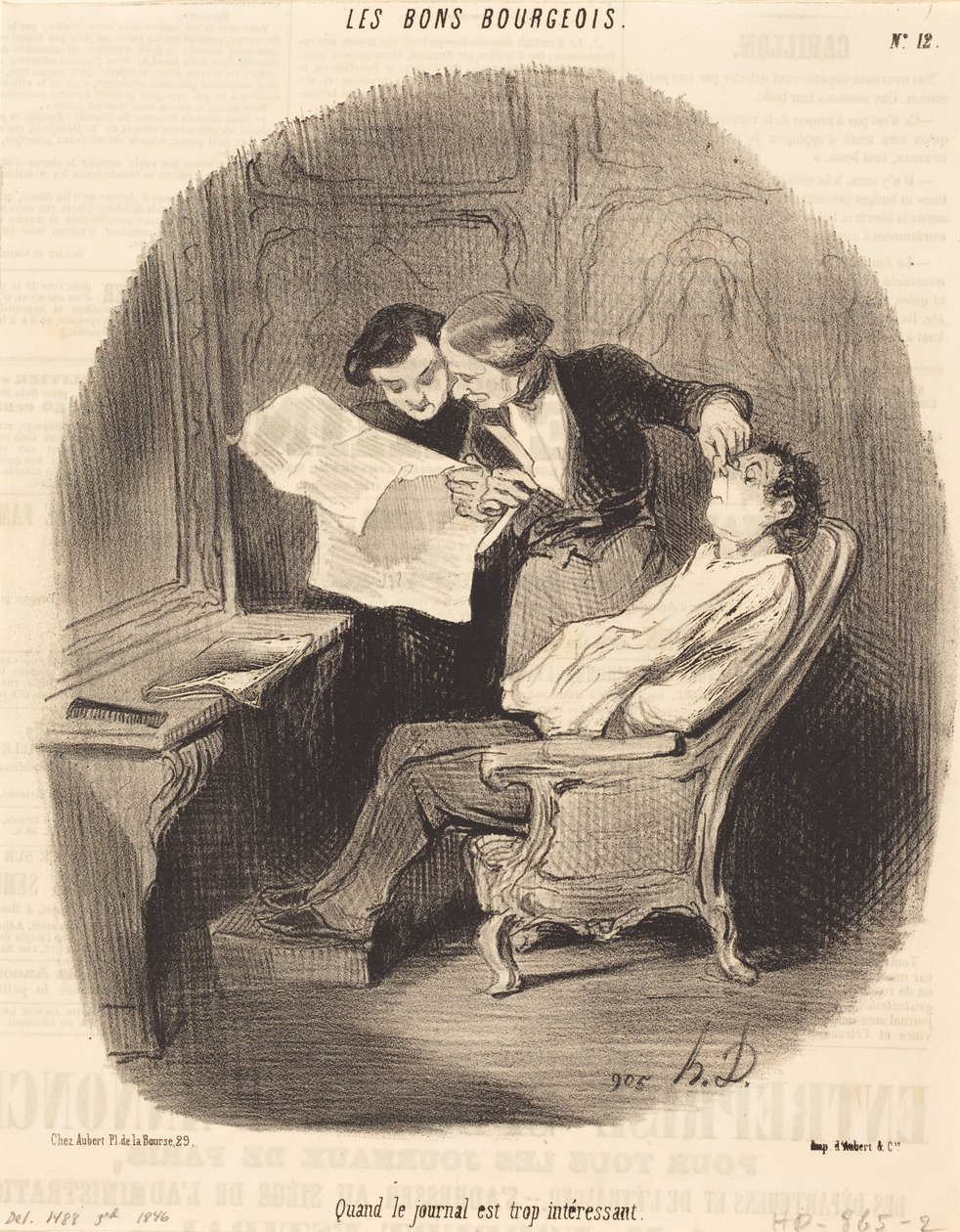 Amikor az újság túl érdekes alkotó: Honoré Daumier