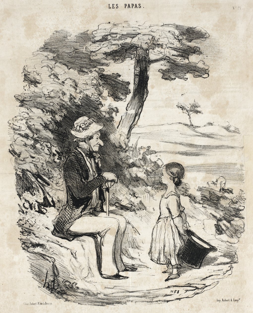 Amikor az embernek tréfás apja van alkotó: Honoré Daumier