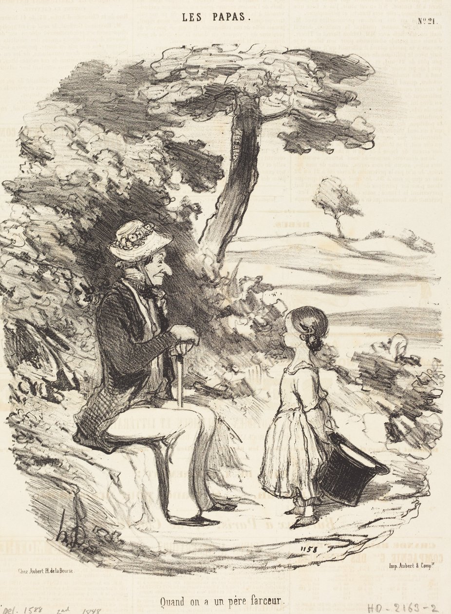 Amikor az embernek tréfás apja van alkotó: Honoré Daumier
