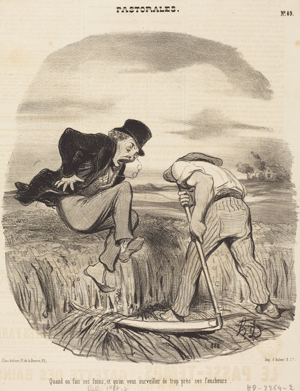 Amikor szénát csinálnak ... alkotó: Honoré Daumier