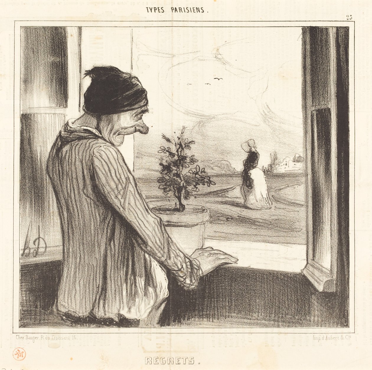 sajnálja alkotó: Honoré Daumier