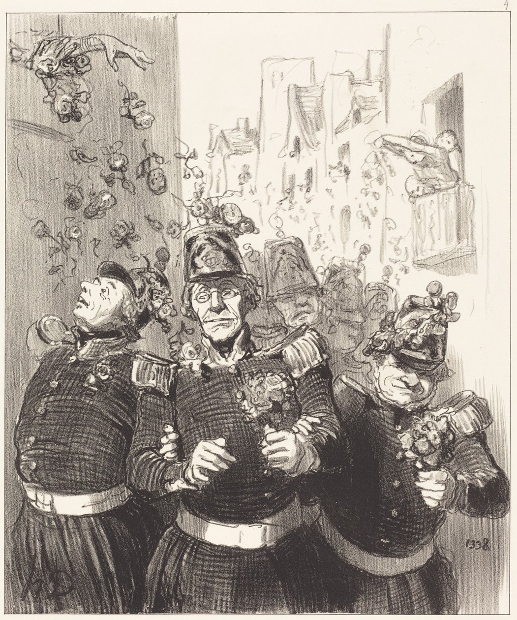 Rifolard még soha nem volt ennyire elbűvölve... alkotó: Honoré Daumier