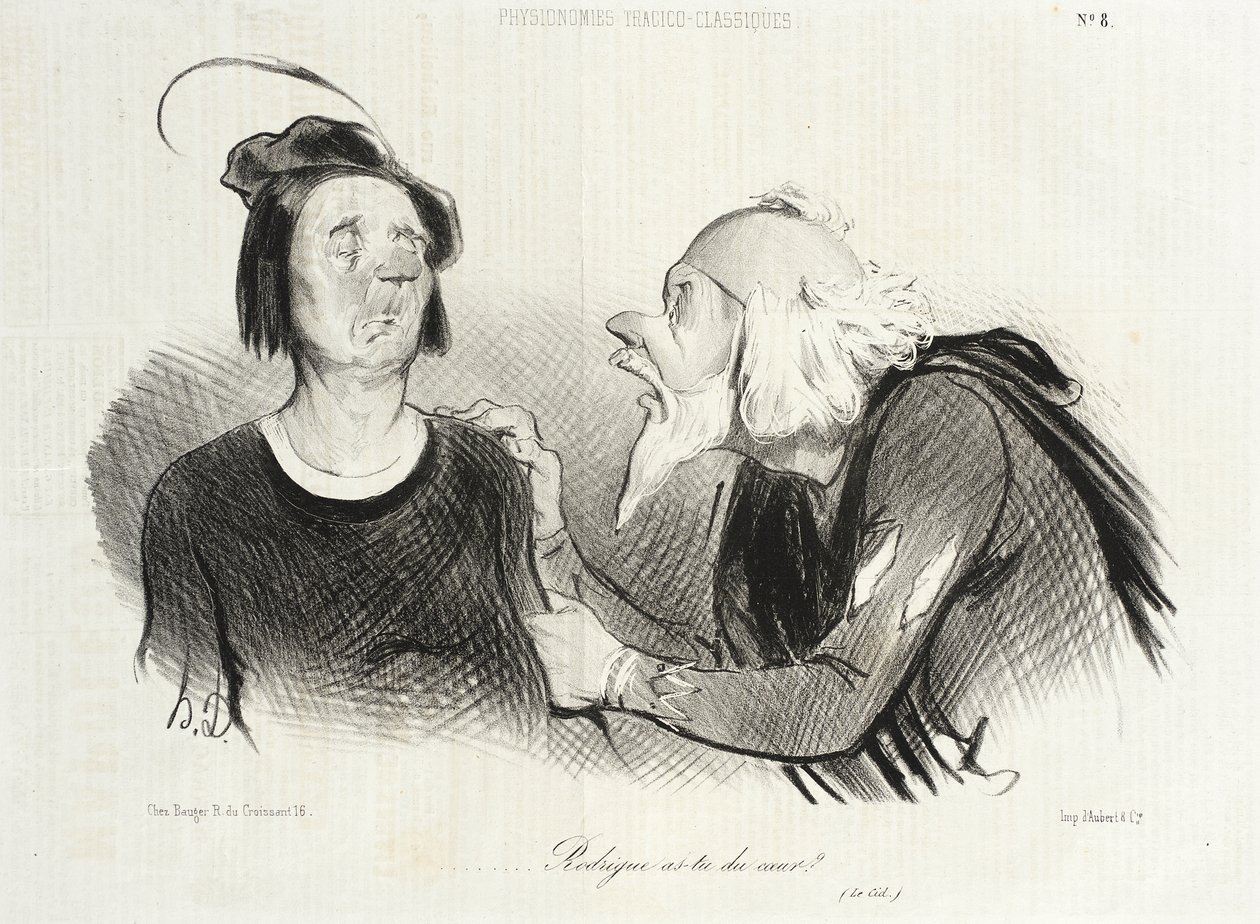 Rodrigue, van bátorságod? (Le Cid) alkotó: Honoré Daumier