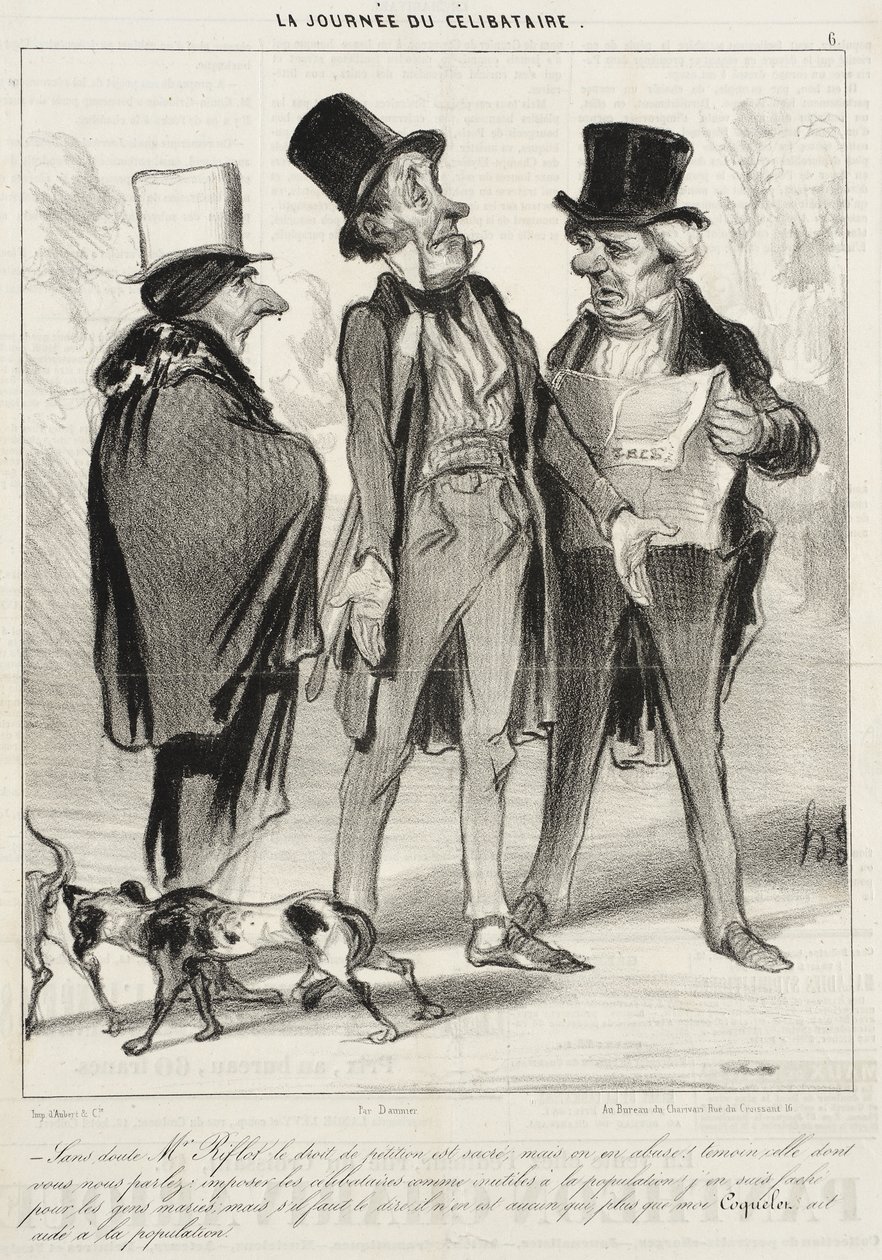 Kétségtelenül Riflot úr, a jog... alkotó: Honoré Daumier