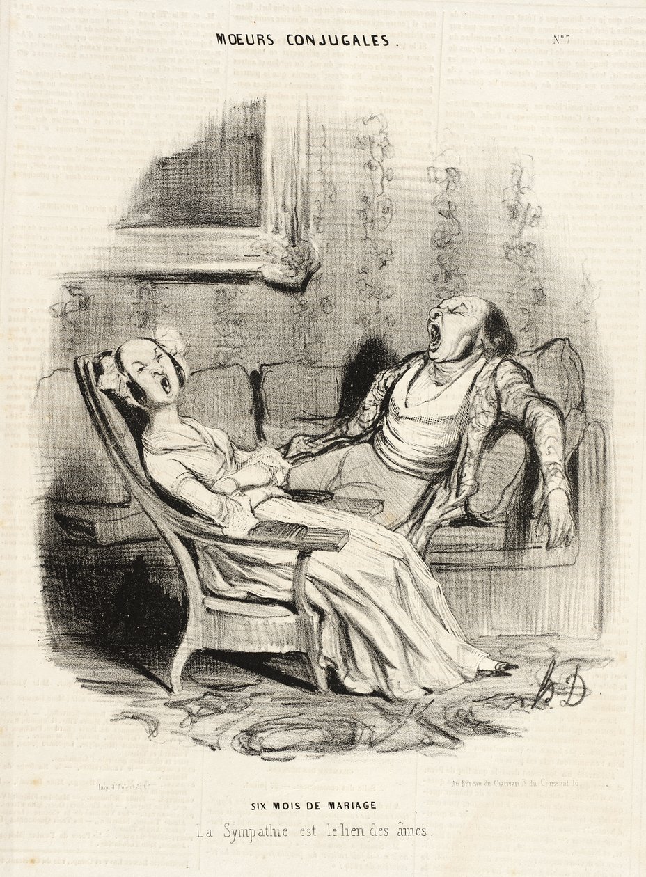 Hat hónap házasság alkotó: Honoré Daumier