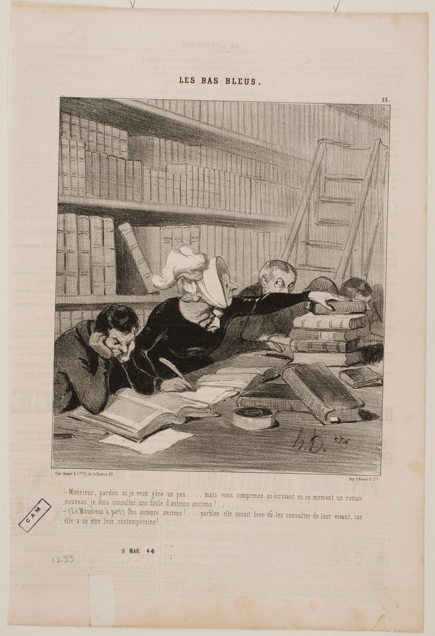 Bocsánat, hogy zavarom, uram... alkotó: Honoré Daumier