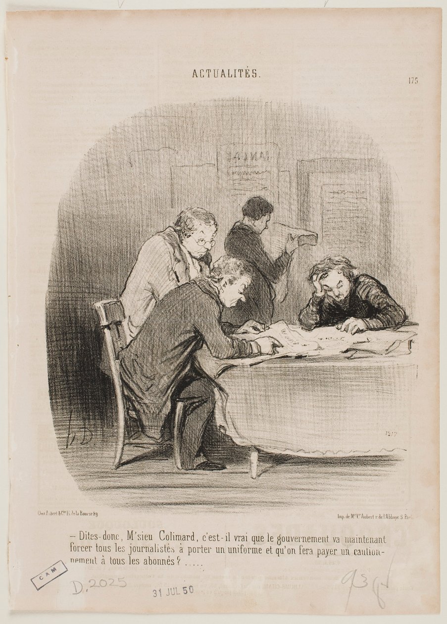 Mondja csak, Colimard úr… alkotó: Honoré Daumier