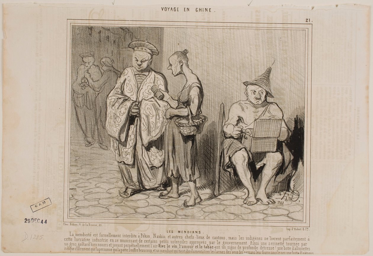 A koldusok alkotó: Honoré Daumier
