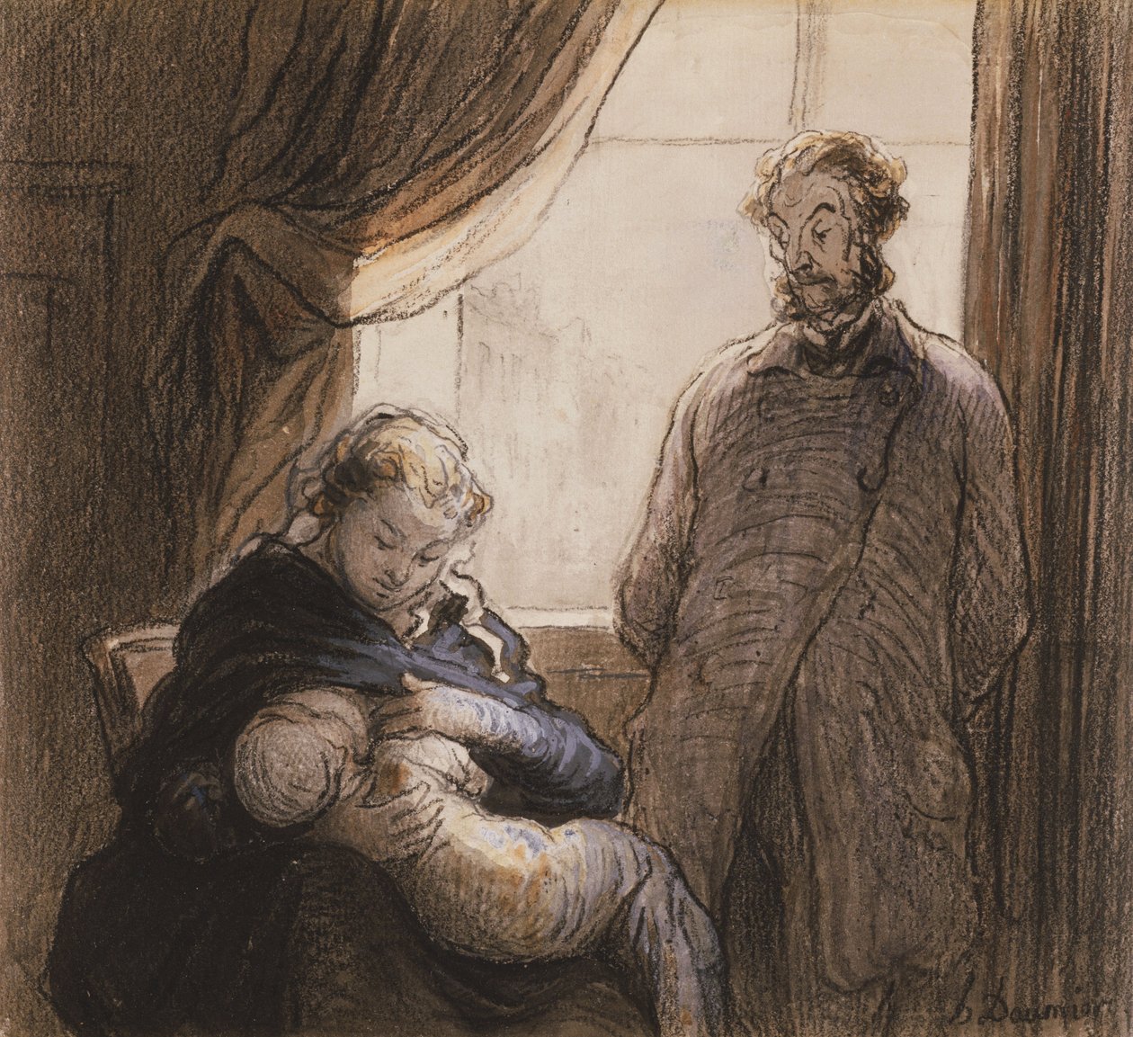 A család alkotó: Honoré Daumier