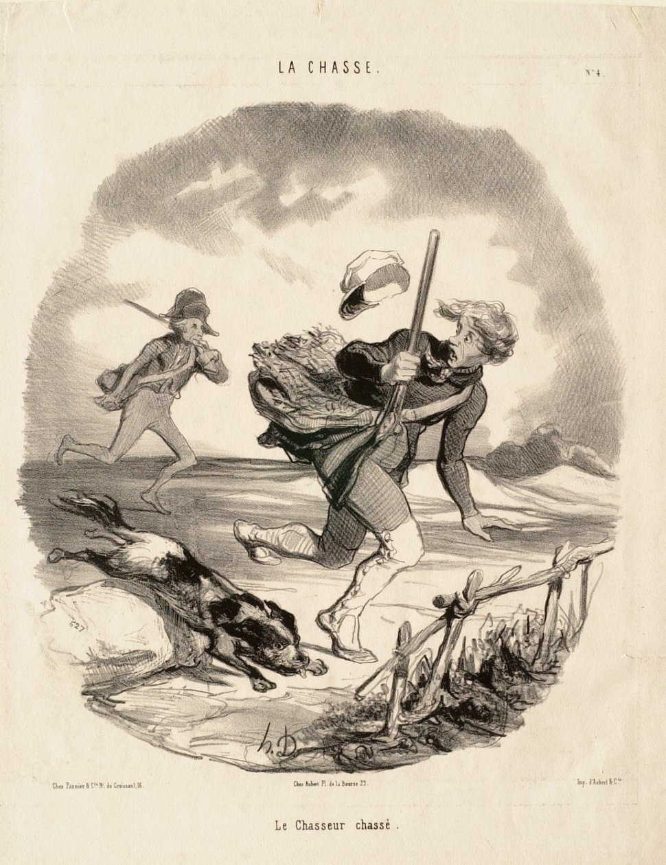 Az üldözött vadász alkotó: Honoré Daumier