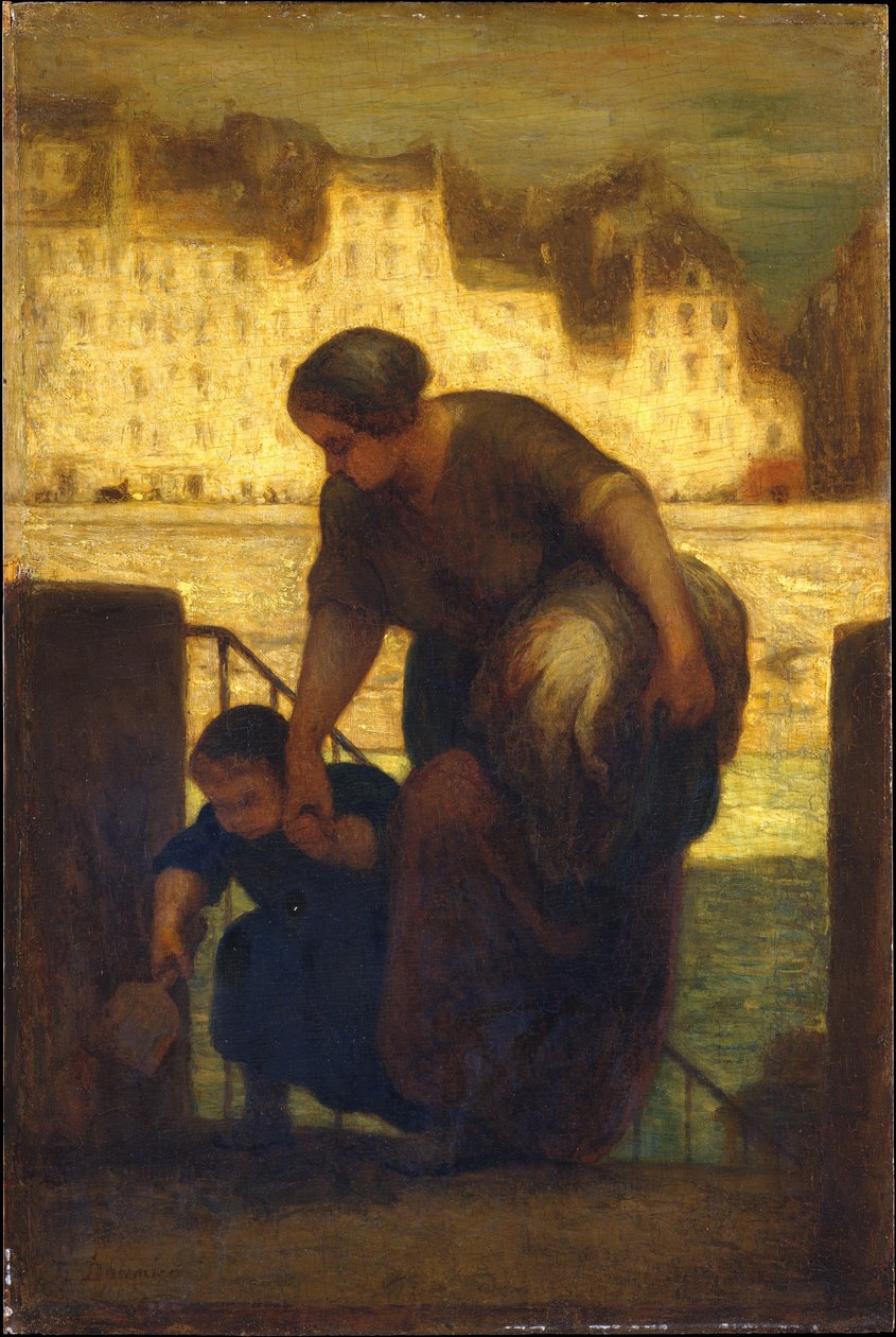 A mosónő alkotó: Honoré Daumier