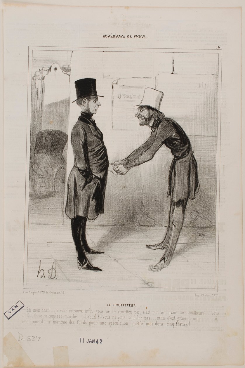 A mecénás alkotó: Honoré Daumier