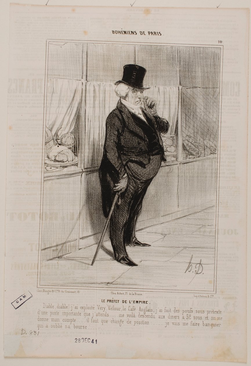 A Birodalom prefektusa alkotó: Honoré Daumier