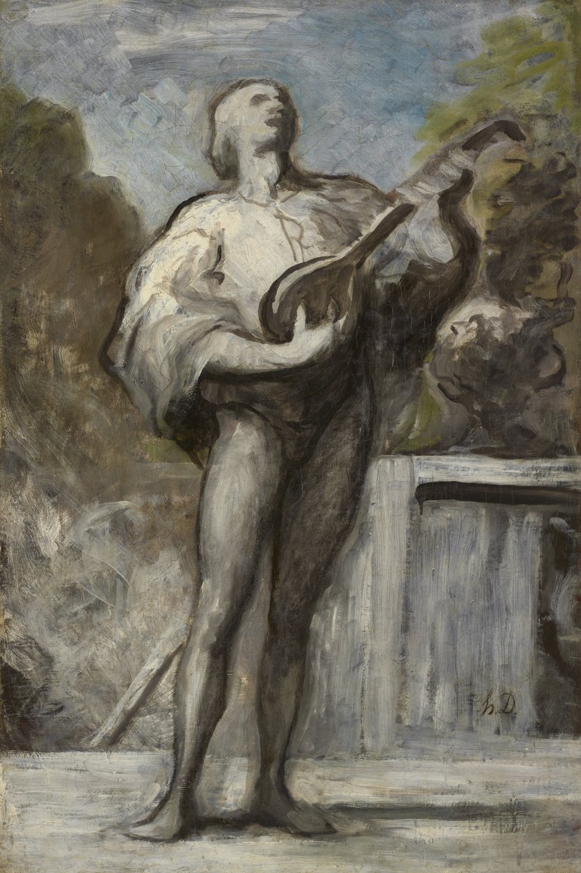 A trubadúr alkotó: Honoré Daumier