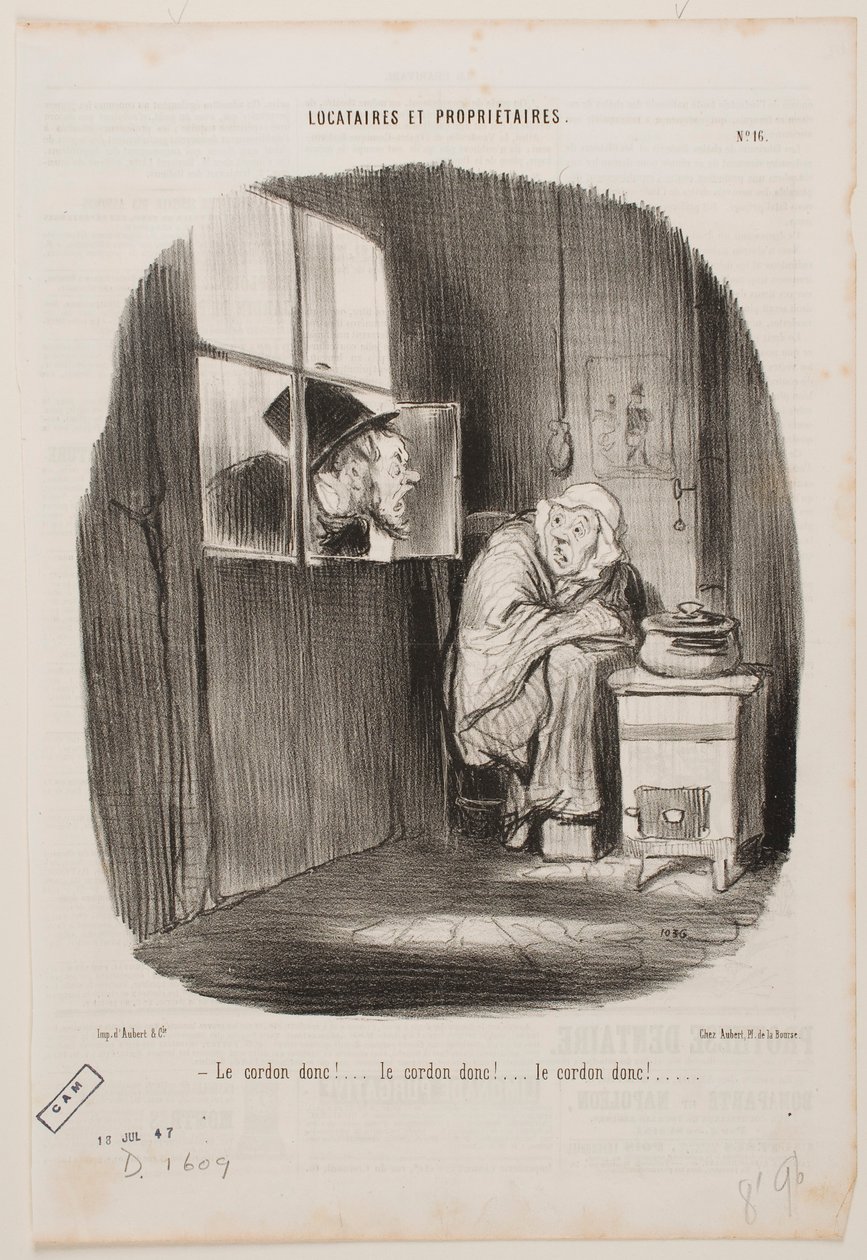 Akkor a kötelet!… alkotó: Honoré Daumier
