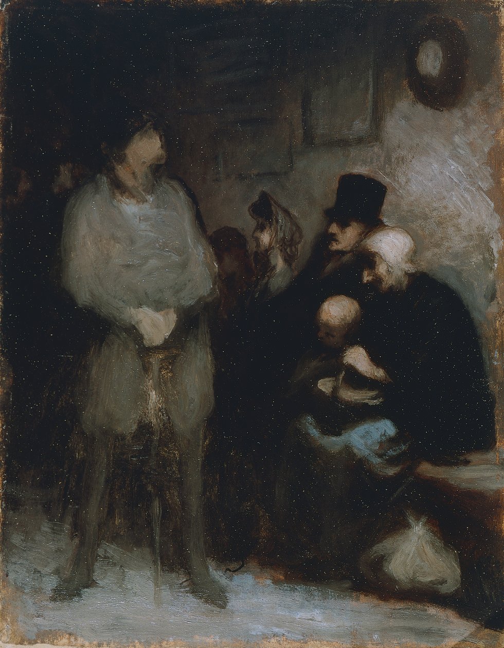 A váróterem alkotó: Honoré Daumier