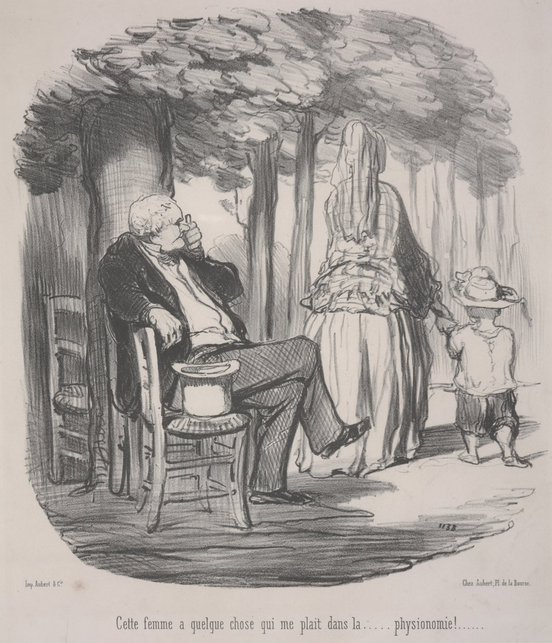 Ennek a Nőnek van valamije, amit szeretek. . . Általános megjelenésében! alkotó: Honoré Daumier