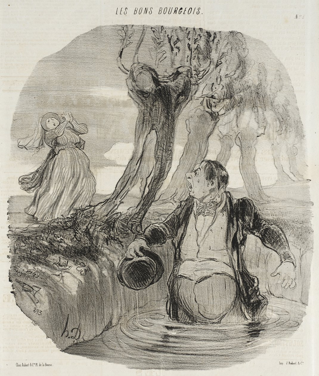 Nézd, Dorothée... ide vezetett... alkotó: Honoré Daumier