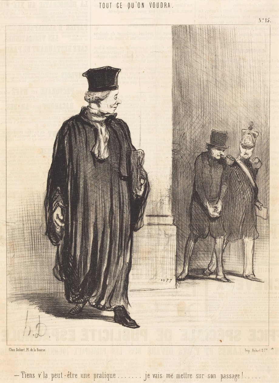 Nézd, talán egy ügyfél alkotó: Honoré Daumier