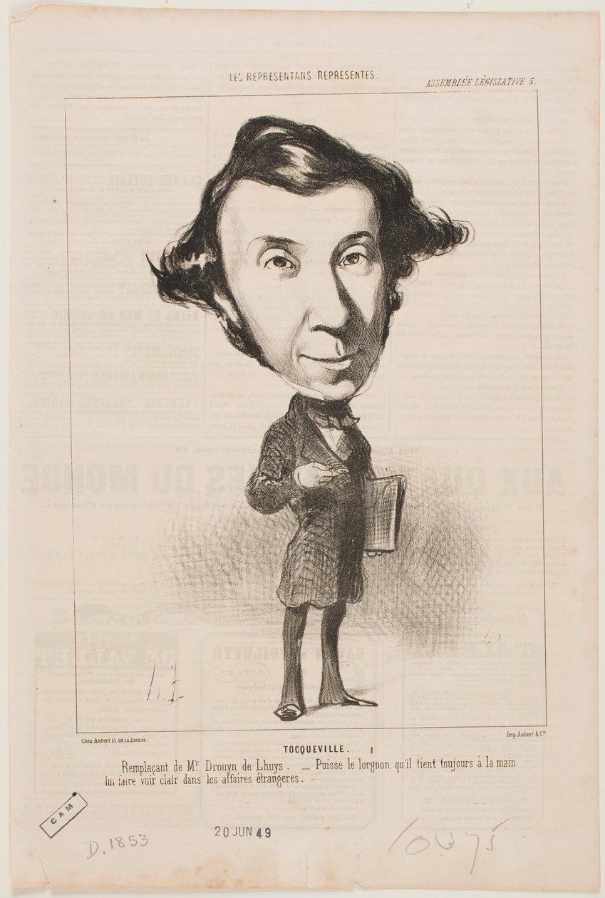 Tocqueville alkotó: Honoré Daumier